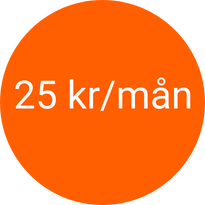 25 kronor i månaden