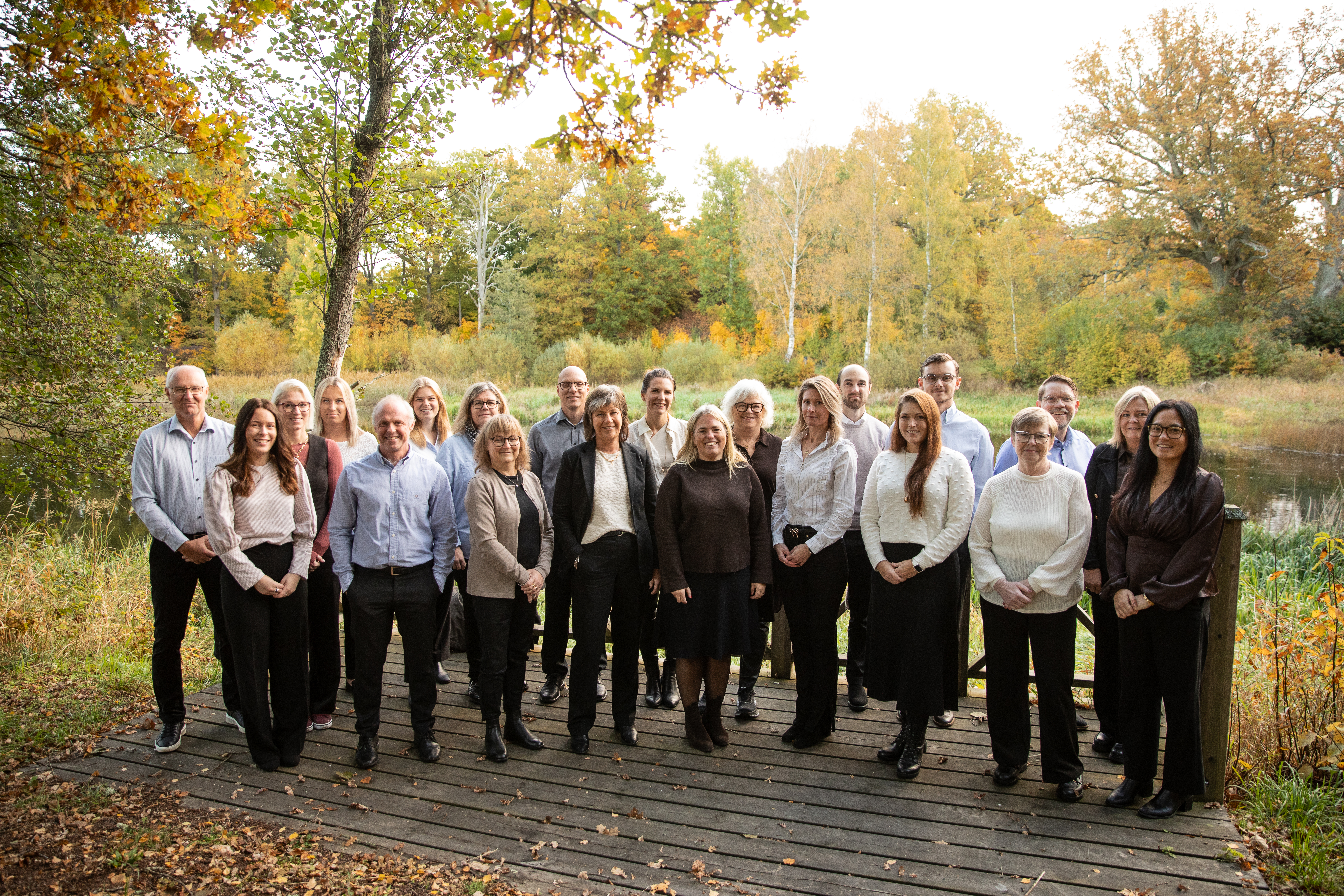 Gruppbild på personalen